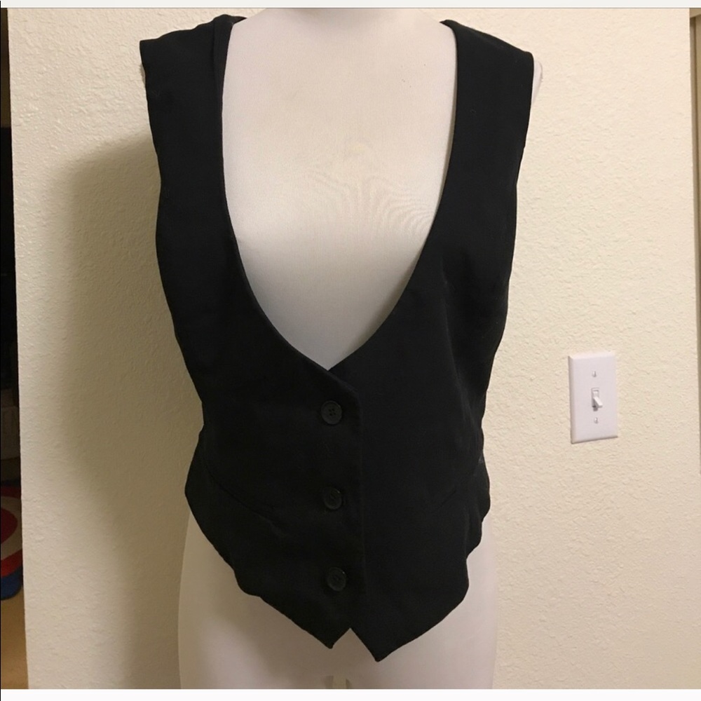 Corset back vest